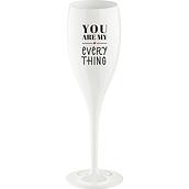 Cheers Kieliszek do szampana z napisem You Are My Everything